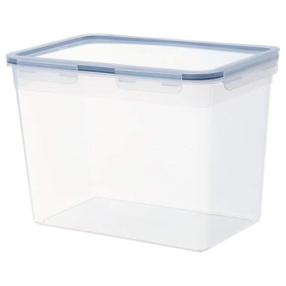 IKEA 365+ Food container with lid, rectangular, plastic, 11 qt